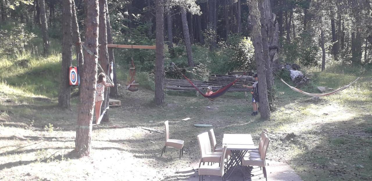 Hotel Les Pinees Chateauroux-les-Alpes Exterior foto