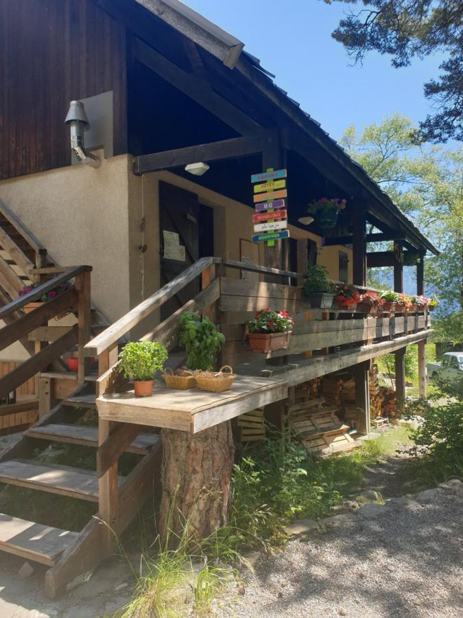 Hotel Les Pinees Chateauroux-les-Alpes Exterior foto
